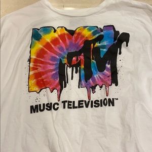 White MTV shirt